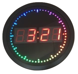 Round LED Wall Clock